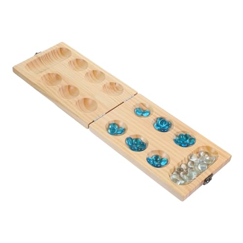 YARNOW 1Satz Mancala Faltbares Holzbrettspiel für Kreatives Puzzlespiel Denkfähigkeiten und Gedächtnis für Familien und Freundesinteraktionen Robuste YARNOW 1Satz Mancala Faltbares Holzbrettspiel für Kreatives Puzzlespiel Denkfähigkeiten und Gedächtnis für Familien und Freundesinteraktionen Robuste von YARNOW