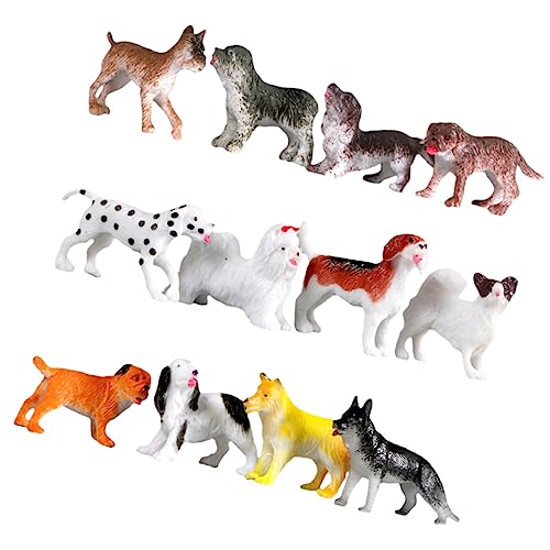 YARNOW 1Satz Mini Hundeverzierung Realistische Hundemodelle Für Süße Dekoration Für Partys Oder Fördert Die Vorstellungskraft Hunden von YARNOW