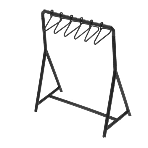 YARNOW 1Satz Mini Kleiderständer für Puppenhaus aus Robustem mit Kleiderbügeln Platzsparendes Möbelstück für Puppenkleidung und Accessoires YARNOW 1Satz Mini Kleiderständer für Puppenhaus aus Robustem mit Kleiderbügeln Platzsparendes Möbelstück für Puppenkleidung und Accessoires von YARNOW