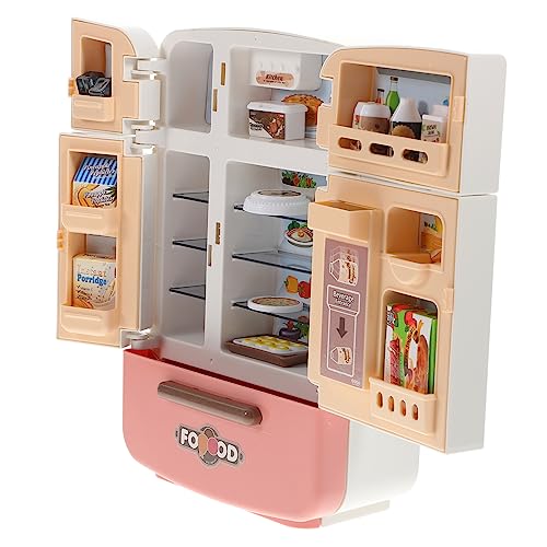 YARNOW 1Satz Mini Kühlschrank Set Winzige Möbel Für Puppenhäuser DIY Für Kreatives Und Mini Dekoration von YARNOW