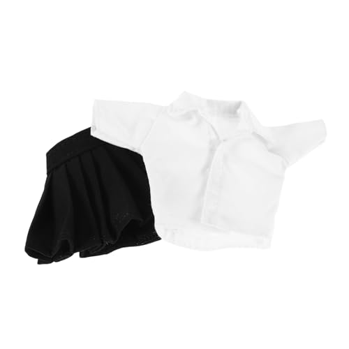 YARNOW 1Satz Mini Puppen Outfit Set Schuluniform Hemd für Puppen Bequemes Trendiges Puppenzubehör für Fantasievolles Passform für Puppen YARNOW 1Satz Mini Puppen Outfit Set Schuluniform Hemd für Puppen Bequemes Trendiges Puppenzubehör für Fantasievolles Passform für Puppen von YARNOW