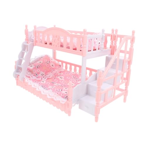 YARNOW 1Satz Mini Puppenbett mit Bettwäsche Elegantes Puppenhausmöbel für Kreatives Kompatibel mit Anderen Puppenmöbelsets aus Robustem für Kinderzimmer YARNOW 1Satz Mini Puppenbett mit Bettwäsche Elegantes Puppenhausmöbel für Kreatives Kompatibel mit Anderen Puppenmöbelsets aus Robustem für Kinderzimmer von YARNOW