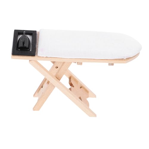 YARNOW 1Satz Mini Tischspielzeug Teiliges Puppenhaus Zubehör Mit Bügelbrett Und Kreatives Miniaturmöbel Für Praktischen Fähigkeiten Und Fantasie von YARNOW