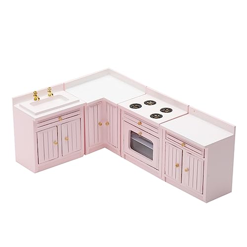 YARNOW 1Satz Miniaturküche Holzspielzeug Für Puppenhaus Teiliges Möbelset Mit Schrank Und Spüle Für Kreative Spielideen Und Dekoration YARNOW 1Satz Miniaturküche Holzspielzeug Für Puppenhaus Teiliges Möbelset Mit Schrank Und Spüle Für Kreative Spielideen Und Dekoration von YARNOW