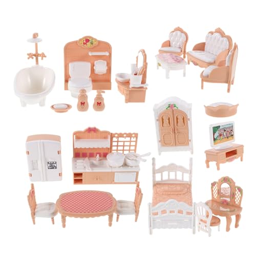 YARNOW 1Satz Miniaturmöbel Set für Puppenhaus Teiliges Möbelset für Fantasievolles Rollenspiel Sicheres und Kreatives Authentische Miniatur Dekoration für Sammler von YARNOW