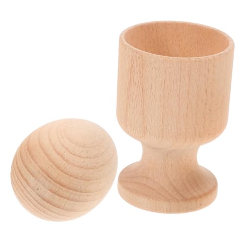 YARNOW 1Satz Montessori Aus Pädagogisches Ei Und Eierbecher Puzzle Für Frühe Bildung Sensorisches Feinmotorik Und des Farberkennens Für Kleinkinder Ab Jahren von YARNOW