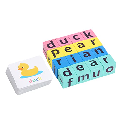 YARNOW 1Satz Montessori Buchstabenspiel Für Karten Bauklötze Zum Lernen Rechtschreibung Interaktives Alphabetspielzeug Für Vorschulkinder Jahren YARNOW 1Satz Montessori Buchstabenspiel Für Karten Bauklötze Zum Lernen Rechtschreibung Interaktives Alphabetspielzeug Für Vorschulkinder Jahren von YARNOW