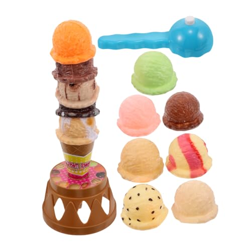 YARNOW 1Satz Montessori Eiscreme Stapelspielzeug Set für Interaktives Balance Kreativität und Kognitiven Fähigkeiten Teiliges Set aus Buntem YARNOW 1Satz Montessori Eiscreme Stapelspielzeug Set für Interaktives Balance Kreativität und Kognitiven Fähigkeiten Teiliges Set aus Buntem von YARNOW