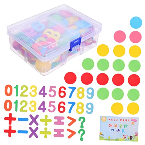 YARNOW 1Satz Montessori Holzspielzeug mit Bunten Runden Scheiben für Einfache Berechnung Lernspielzeug für Vorschulkinder mit Aufbewahrungsbox für Frühe Mathematische YARNOW 1Satz Montessori Holzspielzeug mit Bunten Runden Scheiben für Einfache Berechnung Lernspielzeug für Vorschulkinder mit Aufbewahrungsbox für Frühe Mathematische von YARNOW