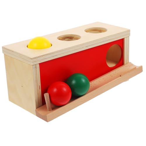 YARNOW 1Satz Montessori für Junge Mädchen Monate Motorische Fähigkeiten Entwickeln mit Ball Drop Box für Kleinkinder Fördert Hand Augen Koordination und Spielerisches Lernen von YARNOW