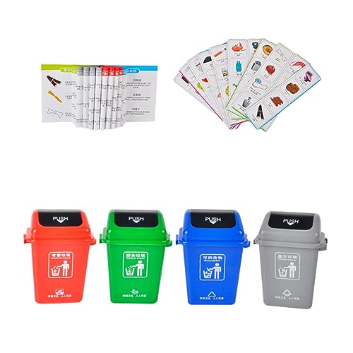 YARNOW 1Satz Müllsortierspielzeug für Kognitives Lernspiel mit Bunten Karten Fördert Geduld und Materialkenntnis für Umweltbewusste Frühe Bildung für Jahren YARNOW 1Satz Müllsortierspielzeug für Kognitives Lernspiel mit Bunten Karten Fördert Geduld und Materialkenntnis für Umweltbewusste Frühe Bildung für Jahren von YARNOW