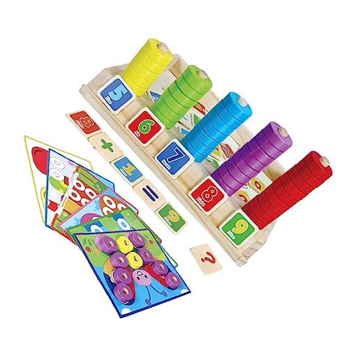 YARNOW 1Satz Multifunktionales Holzpuzzle Für Pädagogisches Arithmetikspielzeug Mit Bunten Blöcken Für Kleinkinder Und Vorschulkinder Fördert Die Motorischen Fähigkeiten YARNOW 1Satz Multifunktionales Holzpuzzle Für Pädagogisches Arithmetikspielzeug Mit Bunten Blöcken Für Kleinkinder Und Vorschulkinder Fördert Die Motorischen Fähigkeiten von YARNOW