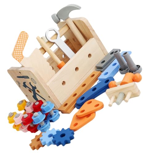 YARNOW 1Satz Multifunktionales Holzspielzeug für Interaktives Werkzeugset für Kleinkinder Pädagogisches Rollenspielspielzeug Kreativität und Praktischem Interesse YARNOW 1Satz Multifunktionales Holzspielzeug für Interaktives Werkzeugset für Kleinkinder Pädagogisches Rollenspielspielzeug Kreativität und Praktischem Interesse von YARNOW