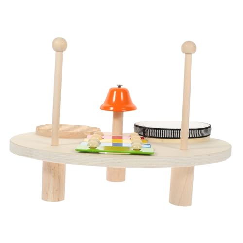YARNOW 1Satz Musikinstrumente Für Teiliges Schlaginstrumente Mit Xylophon Trommel Und Glocke Für Frühpädagogisches Und Musikalische Für Innen von YARNOW