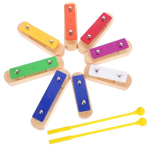 YARNOW 1Satz Noten Xylophon aus Holz Musikinstrument Musikalischen Kreativität Geeignet für Jährige mit Langlebigem Material und Vielfältigen von YARNOW