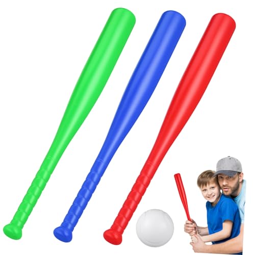 YARNOW 1Satz Outdoor Baseballspielzeugset Für Teiliges Set Mit Kunststoffschlägern Und Bällen Für Gartenpartys Und Aktivitäten Im Freien Fördert Die Interaktion Und Spaß von YARNOW