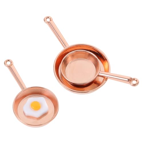 YARNOW 1Satz Pfanne Und Puppenhaus Zubehör Küchendekoration Kochgeschirr Für Puppenhaus Roségold Pfannen Ei YARNOW 1Satz Pfanne Und Puppenhaus Zubehör Küchendekoration Kochgeschirr Für Puppenhaus Roségold Pfannen Ei von YARNOW
