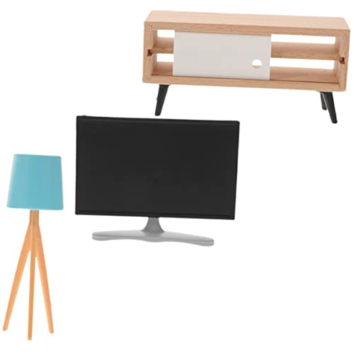 YARNOW 1Satz Puppenhaus Möbel Teiliges Tv Und Lampen Modell Für Kreative Wohnräume Aus Langlebig Und Detailreich Für Puppenhaus Dekoration Und Rollenspiele YARNOW 1Satz Puppenhaus Möbel Teiliges Tv Und Lampen Modell Für Kreative Wohnräume Aus Langlebig Und Detailreich Für Puppenhaus Dekoration Und Rollenspiele von YARNOW