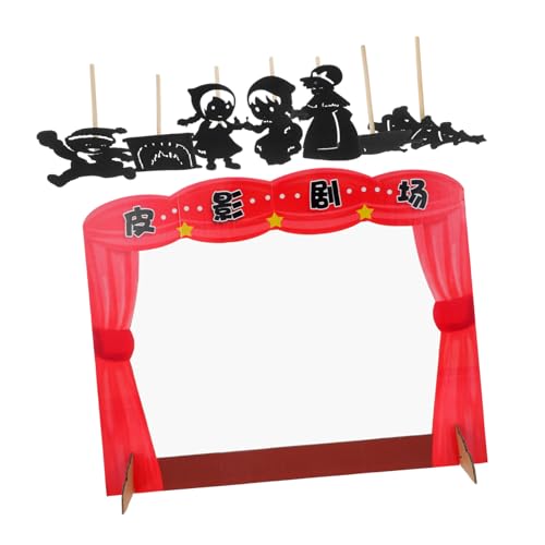 YARNOW 1Satz Puppentheater mit DIY Schattenspiel und Kreativen Requisiten für Interaktive Geschichtenerzählungen Fördert Kreativität und Motorische Fähigkeiten Familienaktivitäten YARNOW 1Satz Puppentheater mit DIY Schattenspiel und Kreativen Requisiten für Interaktive Geschichtenerzählungen Fördert Kreativität und Motorische Fähigkeiten Familienaktivitäten von YARNOW