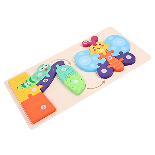 YARNOW 1Satz Puzzlespielzeug Für Holzpuzzle Mit Tieren Für Frühkindliche Bildung Und Kognitive Entwicklung Als Geburtstagsgeschenk Fördert Kreatives Lernen Und Motorikfähigkeiten von YARNOW