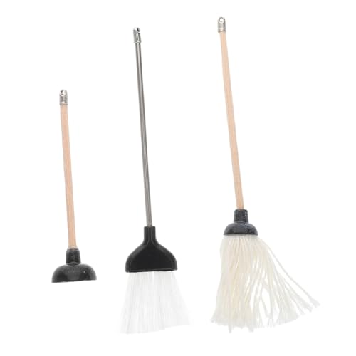 YARNOW 1Satz Reinigungsset Für Puppenhaus Teiliges Zubehör Mit Mop Besen Und Toilettenpömpel Realistische Badezimmeraccessoires Für Kreative Szenen YARNOW 1Satz Reinigungsset Für Puppenhaus Teiliges Zubehör Mit Mop Besen Und Toilettenpömpel Realistische Badezimmeraccessoires Für Kreative Szenen von YARNOW