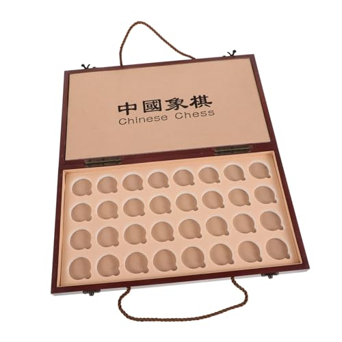 YARNOW 1Satz Reise Chinesisches Schachspiel aus Holz mit Handgefertigten Figuren und Faltbarem Schachbox für Erwachsene für Schachliebhaber und Anfänger YARNOW 1Satz Reise Chinesisches Schachspiel aus Holz mit Handgefertigten Figuren und Faltbarem Schachbox für Erwachsene für Schachliebhaber und Anfänger von YARNOW