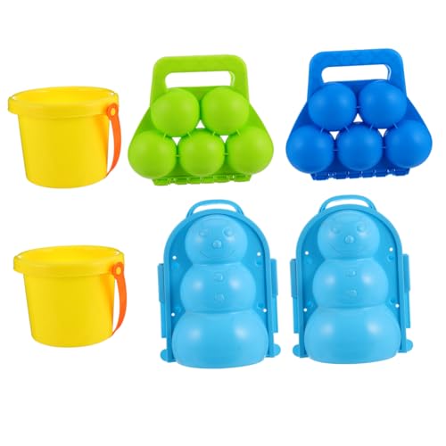 YARNOW 1Satz Schneeballspielzeug Mit Schneeballklemme Und Schneemannform Teiliges Zufälligen Farben Für Winteraktivitäten Im Freien Für Familien YARNOW 1Satz Schneeballspielzeug Mit Schneeballklemme Und Schneemannform Teiliges Zufälligen Farben Für Winteraktivitäten Im Freien Für Familien von YARNOW