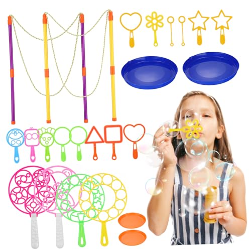 YARNOW 1Satz Seifenblasen Stab für Teiliges für Outdoor Spiele Partys und Hochzeiten Seifenblasen Spielzeuge für Unvergessliche von YARNOW