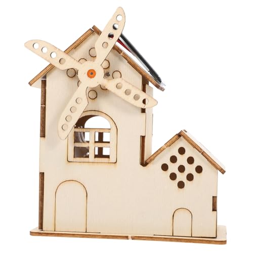YARNOW 1Satz Solarbetriebene DIY aus Holz für Experimentierkasten für Wissenschaftliche Projekte Einfach zu Montieren Fördert Kreatives und Spielspaß von YARNOW
