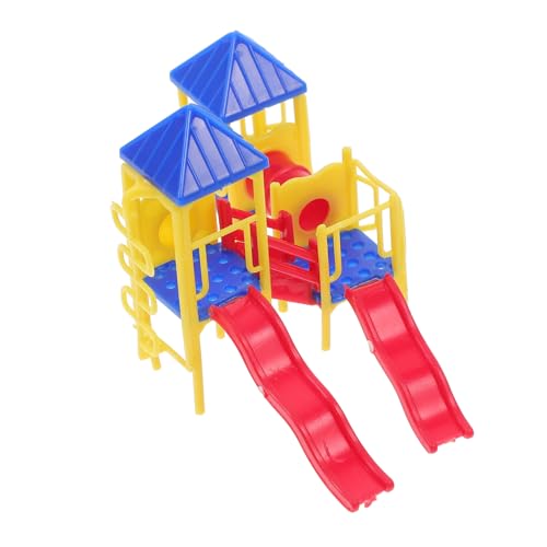 YARNOW 1Satz Spielplatz Modell Für Mini Kinderspielzeug Aus Farblich Gemischt Dekorationsmodell Für Sandkasten Und Spielzeugwelt von YARNOW