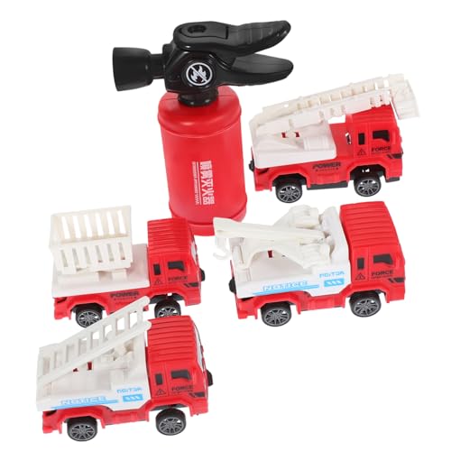 YARNOW 1Satz Sprühfeuerlöscher und Feuerwehrfahrzeugen für Rollenspiele Lehrreiches Feuerwehrspielzeug für Jahren Perfektes für Geburtstage von YARNOW