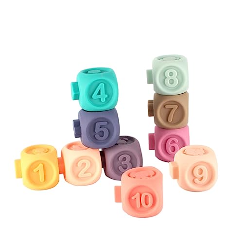YARNOW 1Satz Stapelbares Blockspielzeug Aus Weichem Pädagogisches Für Motorik Und Kognitiven Fähigkeiten Für Zuhause Vorschule Und Kindergarten von YARNOW