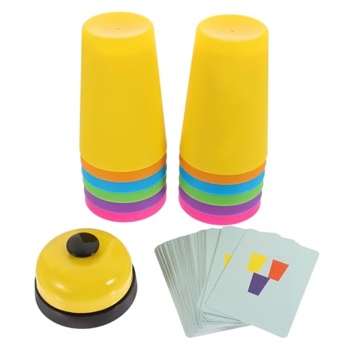 YARNOW 1Satz Stapelbecher Für Reaktionstrainingsspielzeug Für Frühes Lernen Lernspielzeug Für Eltern Junge Mädchen Spiele Und Geschicklichkeitsspiele von YARNOW