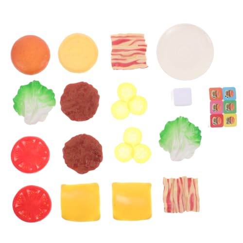 YARNOW 1Satz Stapelspielzeug für Kleinkinder Interaktives Hamburger Balancespiel mit Abnehmbaren Schichten Fördert Kreativität und Motorische Fähigkeiten Spaßige Lernspielzeit für Jungen YARNOW 1Satz Stapelspielzeug für Kleinkinder Interaktives Hamburger Balancespiel mit Abnehmbaren Schichten Fördert Kreativität und Motorische Fähigkeiten Spaßige Lernspielzeit für Jungen von YARNOW