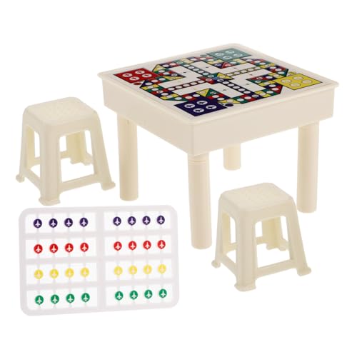 YARNOW 1Satz Szenen mit Fliegendem Schachspiel DIY Puppenhausmöbel und Zubehör Kompakte Dekoration für Erwachsene Tischspiel für Jede Oberfläche von YARNOW