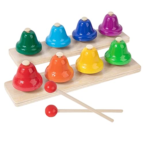 YARNOW 1Satz Teilige Musik Handglocken Percussion Instrument Für Musikverständnis Und Rhythmusgefühl Und Lehrreich von YARNOW