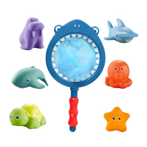 YARNOW 1Satz Teiliges Badespielzeug Für Kleinkinder Tierisches Wasserspielzeug Mit Fischernetz Für Badewanne Und Pool Interaktives Dusch Badespielzeug Für Schwimmende Tierfiguren YARNOW 1Satz Teiliges Badespielzeug Für Kleinkinder Tierisches Wasserspielzeug Mit Fischernetz Für Badewanne Und Pool Interaktives Dusch Badespielzeug Für Schwimmende Tierfiguren von YARNOW
