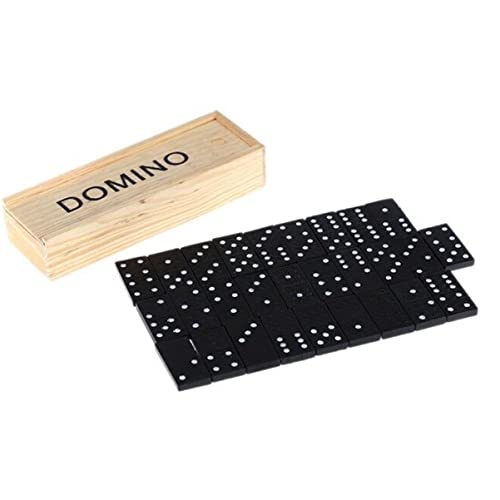 YARNOW 1Satz Teiliges Holz Domino Set für Kreative Spiele Fördert und Hand Auge Koordination Langlebig und Leicht für Unterwegs YARNOW 1Satz Teiliges Holz Domino Set für Kreative Spiele Fördert und Hand Auge Koordination Langlebig und Leicht für Unterwegs von YARNOW