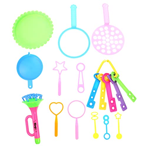 YARNOW 1Satz Teiliges Seifenblasen Mit Bunten Blase Sticks Spaß Und Freude Für Partys Und Outdoor Aktivitäten Hochwertiges Kunststoffmaterial Sicher Und Langlebig von YARNOW