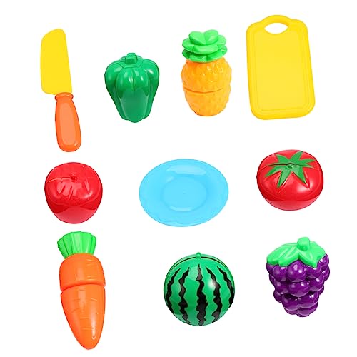 YARNOW 1Satz Teiliges und Gemüse Spielset für Schneide Spielzeuge Kreativität und Hand Auge Koordination Rollenspielzeug von YARNOW
