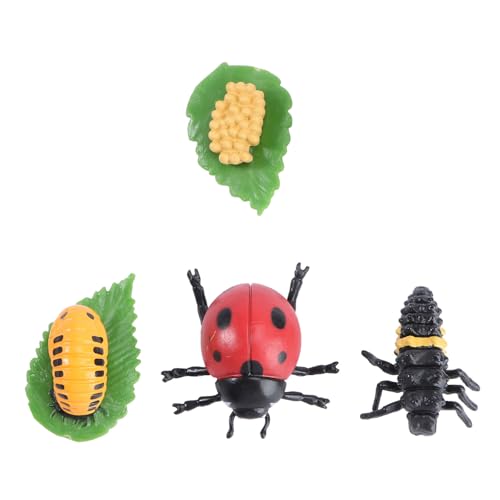YARNOW Tierwachstumsmodell Satz Marienkäfer Spinne Biene Pädagogisches Spielzeug für Kinder Partydekoration Lernspielzeug aus Abs Material von YARNOW