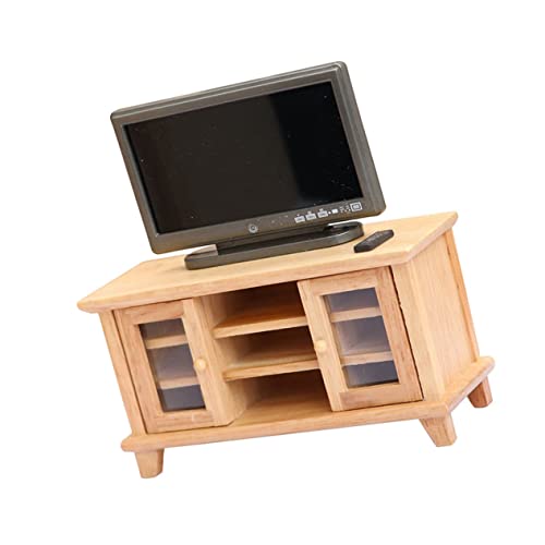 YARNOW 1Satz Tv Schrank Modell aus Holz und Dekoration für Mini für Kleine Figuren und Puppenhäuser Robust und Detailreich YARNOW 1Satz Tv Schrank Modell aus Holz und Dekoration für Mini für Kleine Figuren und Puppenhäuser Robust und Detailreich von YARNOW