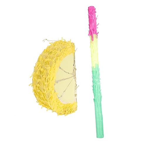 YARNOW 1Satz Zitronen Piñata Für Kindergeburtstag Sommerparty Dekoration Gastgeschenke Zitronen Piñata Mit Partyspielzeug Für Spaß Und Freude YARNOW 1Satz Zitronen Piñata Für Kindergeburtstag Sommerparty Dekoration Gastgeschenke Zitronen Piñata Mit Partyspielzeug Für Spaß Und Freude von YARNOW