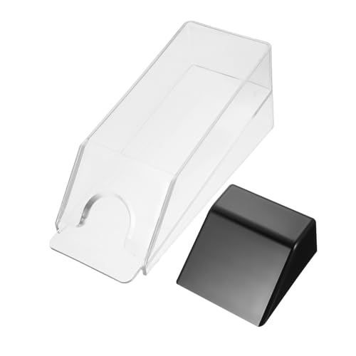 YARNOW 1Stück Acryl Kartenhändler für Spiele Professioneller Kartenmischer für Decks Transparentes Design für Poker und Andere Kartenspiele Langlebiges Material von YARNOW