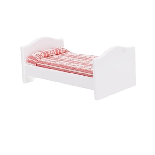 YARNOW 1Stück Bett Modell für Puppenhaus Kreatives Zubehör für Mini Home Dekoration für Sammler Hochwertiges Langlebiges mit Feinen Details und Einzigartigem Design YARNOW 1Stück Bett Modell für Puppenhaus Kreatives Zubehör für Mini Home Dekoration für Sammler Hochwertiges Langlebiges mit Feinen Details und Einzigartigem Design von YARNOW