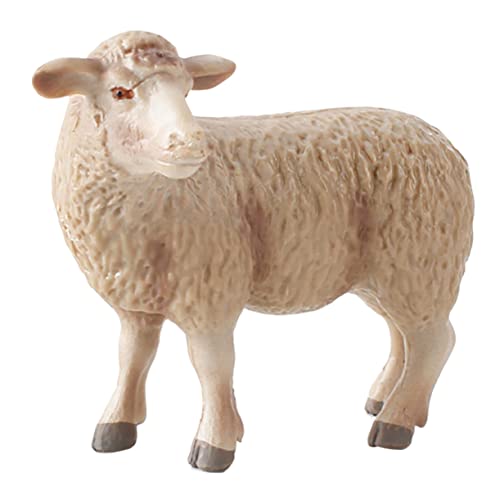 YARNOW 1Stück Echtes Schafmodell aus Hochwertigem Material Realistisches Schafornament für Kreative Dekoration im Zuhause Schule Pädagogisches für Merino Stil Langlebig YARNOW 1Stück Echtes Schafmodell aus Hochwertigem Material Realistisches Schafornament für Kreative Dekoration im Zuhause Schule Pädagogisches für Merino Stil Langlebig von YARNOW