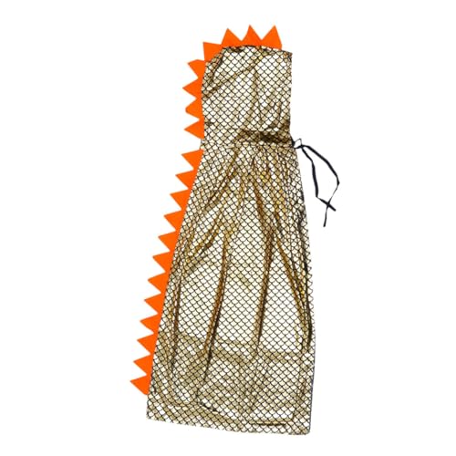 YARNOW 1Stück Halloween Dinosaurier Umhang Für Kostüm Für Karneval Und Partys Goldene Farbe Leicht Und Bequem Für Schmerzhafte Haut Perfektes Für Fröhliche von YARNOW