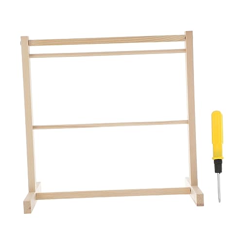 YARNOW 1Stück Holz Puppenkleider Organizer Mini Kleiderständer für Puppen Praktischer Puppenmantelhalter Doppelte Aufhängung für Puppenzubehör für Verbesserung YARNOW 1Stück Holz Puppenkleider Organizer Mini Kleiderständer für Puppen Praktischer Puppenmantelhalter Doppelte Aufhängung für Puppenzubehör für Verbesserung von YARNOW