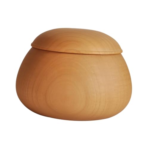 YARNOW 1Stück Holzspeicherflasche Für Go Schachsteine Handgefertigter Schachraumlagerbehälter Aus Hochwertigem Zedernholz Mit Deckel Zur Aufbewahrung Und Organisation von YARNOW