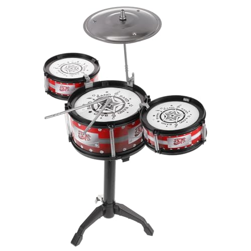 YARNOW Mini Schlagzeugset Für Junge Mädchen Musikalische Früherziehung Mit Roten Trommeln Lernspielzeug Für Kleinkinder Sicher Und Langlebig YARNOW Mini Schlagzeugset Für Junge Mädchen Musikalische Früherziehung Mit Roten Trommeln Lernspielzeug Für Kleinkinder Sicher Und Langlebig von YARNOW